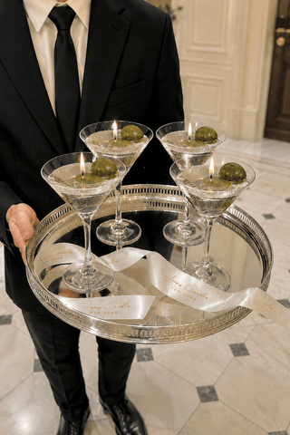 Olive Étoile Martini Candle