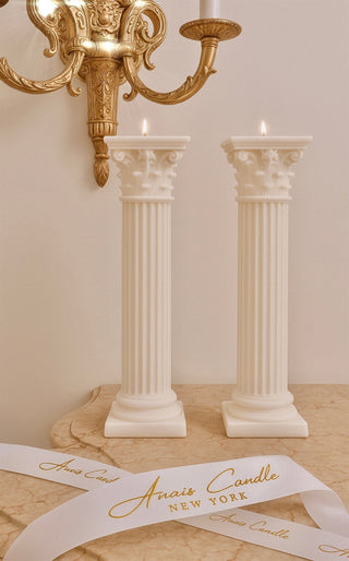 Magnificent Roman Column Candle Set