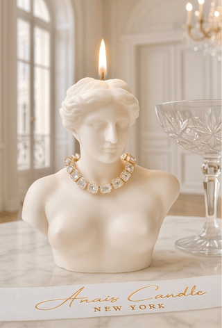 Vela con retrato de Venus de Milo 