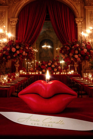 The Red Lips Candle is a great gift for anniversaries and romantic occasions.