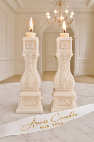 Stair Balusters Candle Set of 2