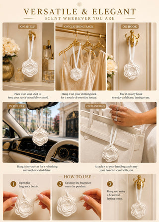 Camélia Parfum Hanging Diffuser