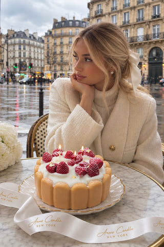 La Fraise Strawberry Charlotte Cake Candle – XXL