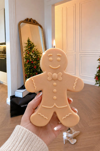 Holiday Gingerbread Man Candle – XXL
