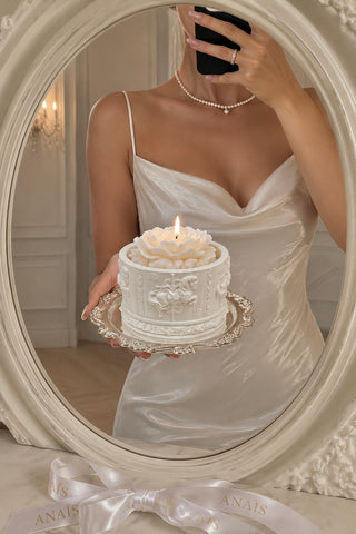 Château Carousel Candle & Plate Set