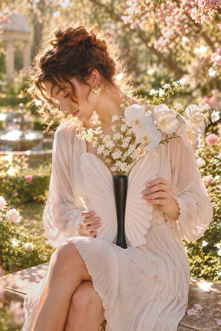 La Muse Butterfly Resin Vase