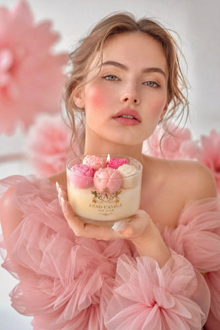 Peony Dream Candle in Parisian Pink - XL