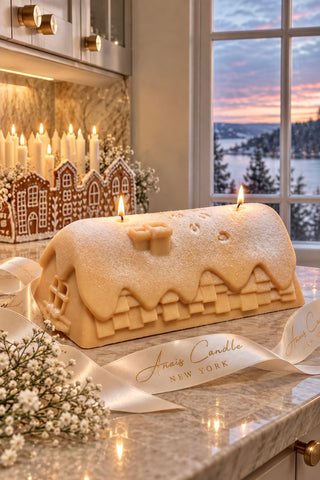 Gingerbread House of Noël Candle – XXL