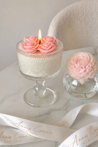 La Vie en Rose Candle