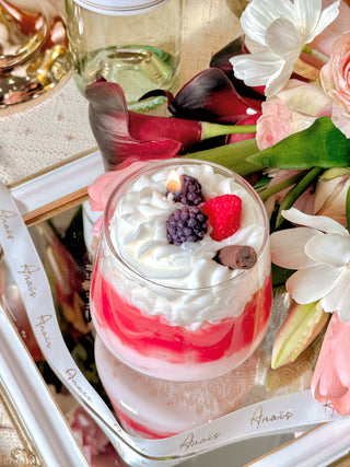 Creamy Strawberry Parfait Candle 3.