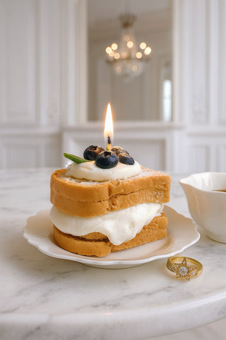 Blueberry French Toast Candle is a realistic blueberry french toast candle
