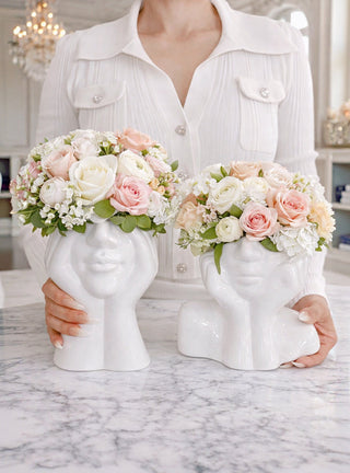 “Her” & Angelica Ceramic Vase Set of 2 is the perfect gift for special occasions