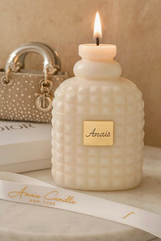 Fleur Perfume Candle is a luxury perfume bottle reimagined as a candle.