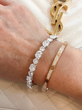 Maeve Diamond Rhinestones Adjustable Bracelet
