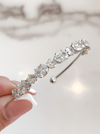 Maeve Diamond Rhinestones Adjustable Bracelet.