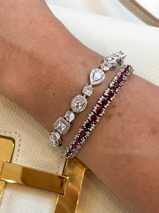 Reese Diamond Rhinestones Bracelet.