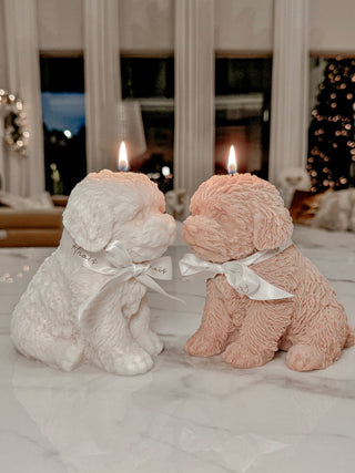 Puppy Glow Candle Set of 4