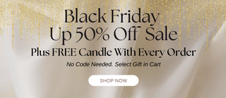 Anais Candle Black Friday Sale Banner