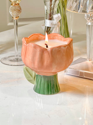 Tulip Flower Candle