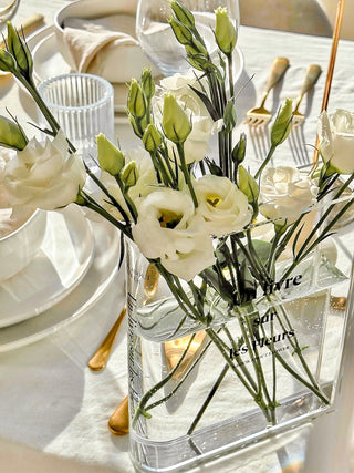 Fleurs Acrylic Book Vase.