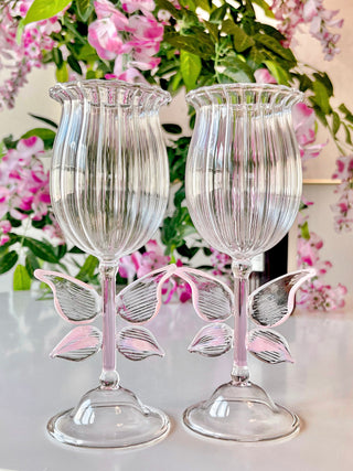 Dreamy Butterfly Champagne Flute Set of 2