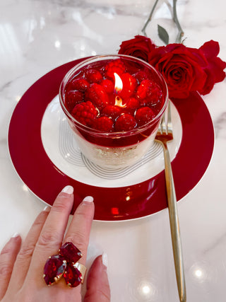 Raspberry Mousse Candle
