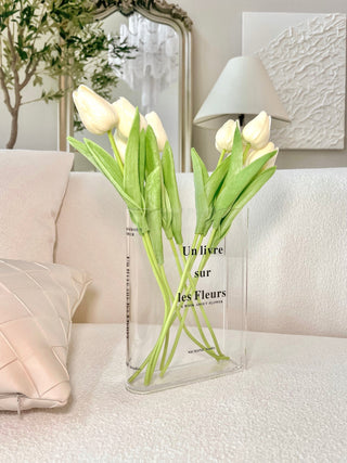Fleurs Acrylic Book Vase.