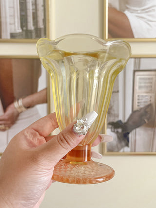 Blooming Tulip Glass Cup
