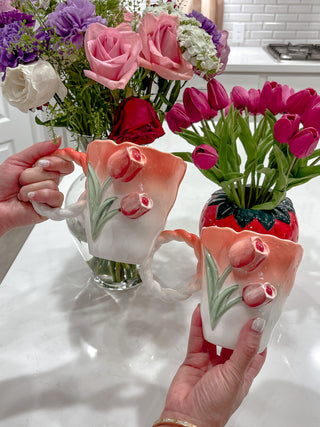 Tulip Ceramic Mug - Handcrafted