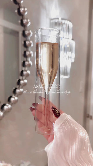 Maeve Double Layered Glass Cup Set of 4 promotional video with music.