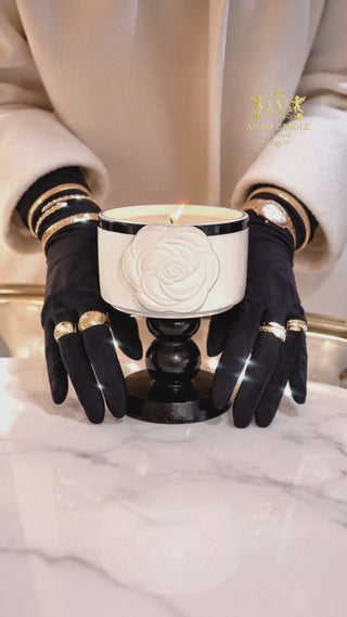 Camélia Maison Candle promotional video with music.