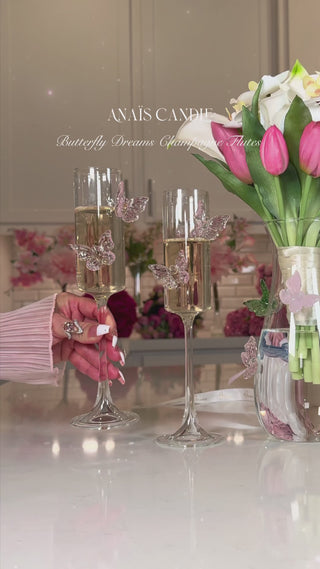 Butterfly Dreams Champagne Flute Set of 2 promotional video.