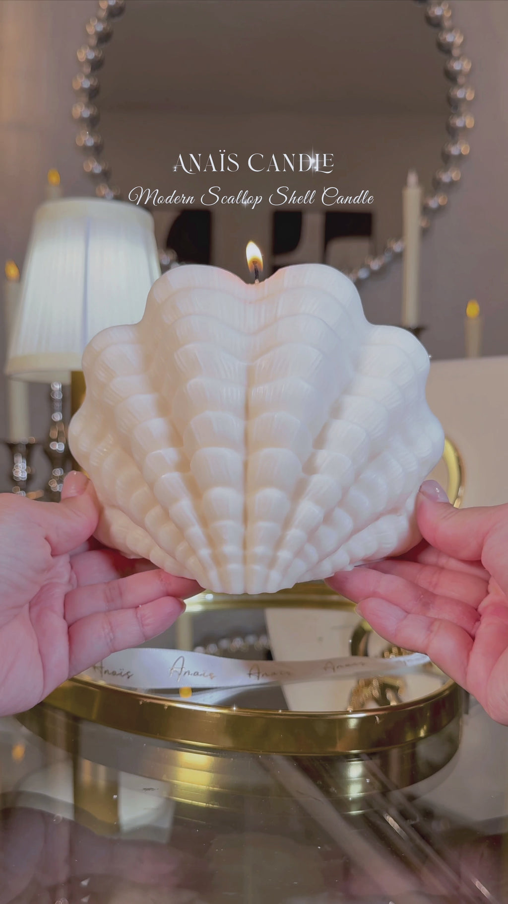 Modern Scallop Shell Candle - XXL promotional video.