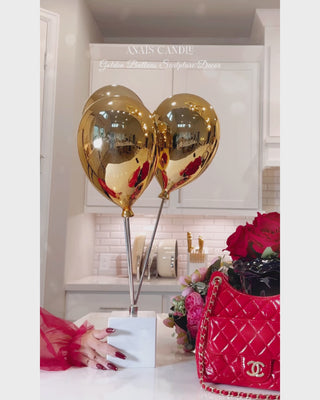 Golden Balloons Sculpture Decor promotional video.