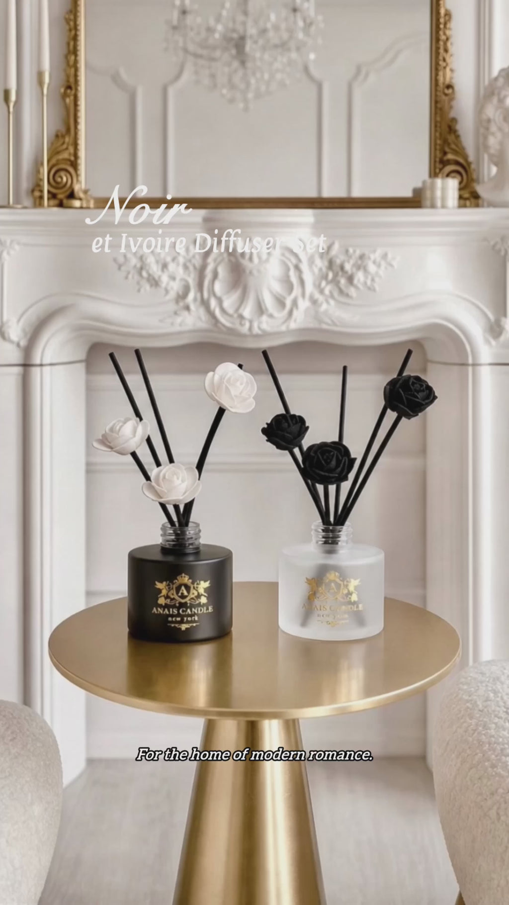 Noir et Ivoire Diffuser Set promotional video with music