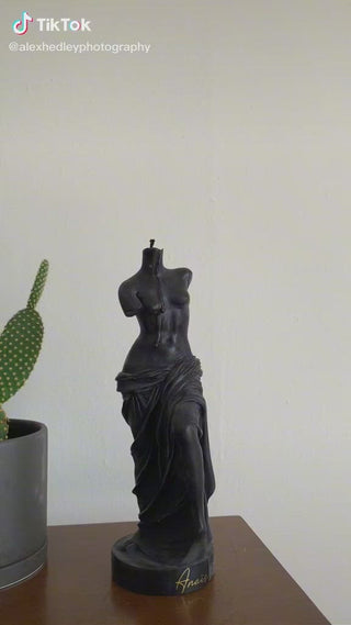 The Venus Candle in Ultra Black promotional video.