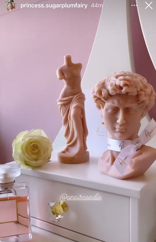 Anaïs Man & Venus Set in French Rose Pink - Anaïs Candle