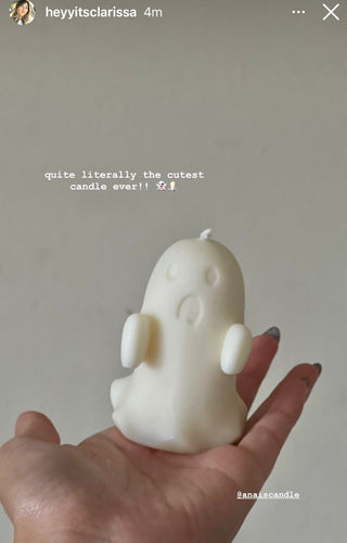 Mini Ghost Candle, quite literally the cutest candle ever.