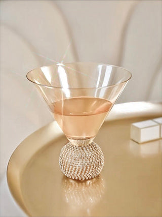 Fiorella Diamond Glass Cup - Handmade.