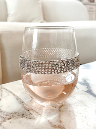 Florence Diamond Glass Cup -Handmade.