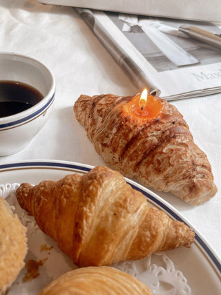 French Croissant Candle.