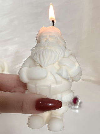 Snowman & Santa Candle Set.