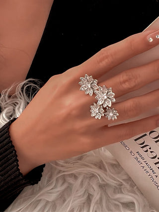 Riley Floral Adjustable Ring.