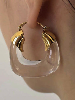 Ava Hoop Earrings.