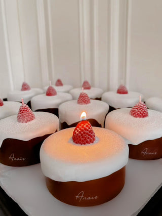 Strawberry Chocolate Cake Candle.