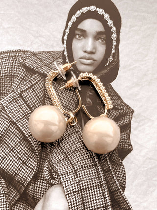 Grace Pearl Earrings.