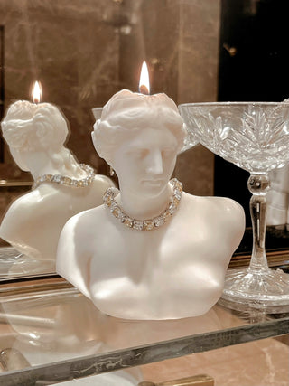 Venus de Milo Portrait Candle.