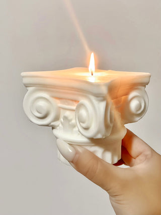 Ionic Roman Column Candle.