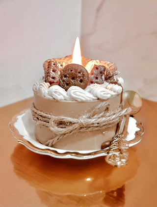 Chocolate Cookie Cake Candle.
