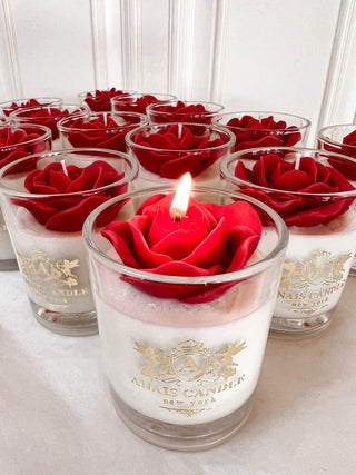 50 Bougies flottantes rose gold - Dragées Anahita